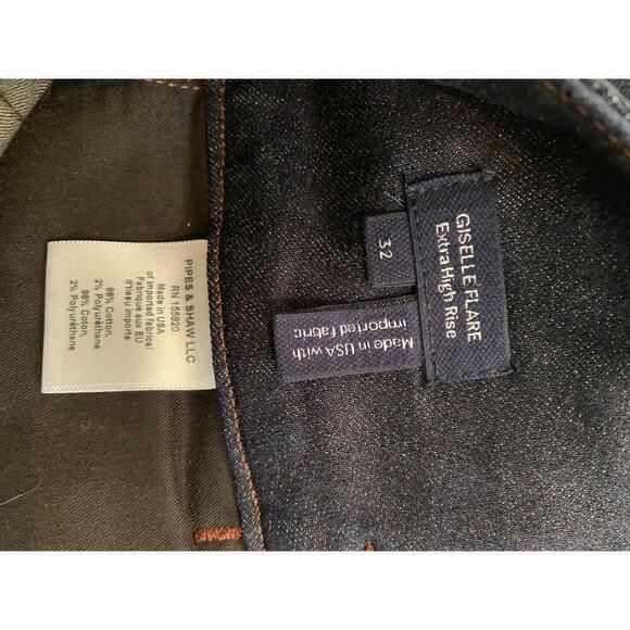 Veronica Beard High Waisted Giselle Flare Jeans NWOT Size 32 (14) - Picture 7 of 11